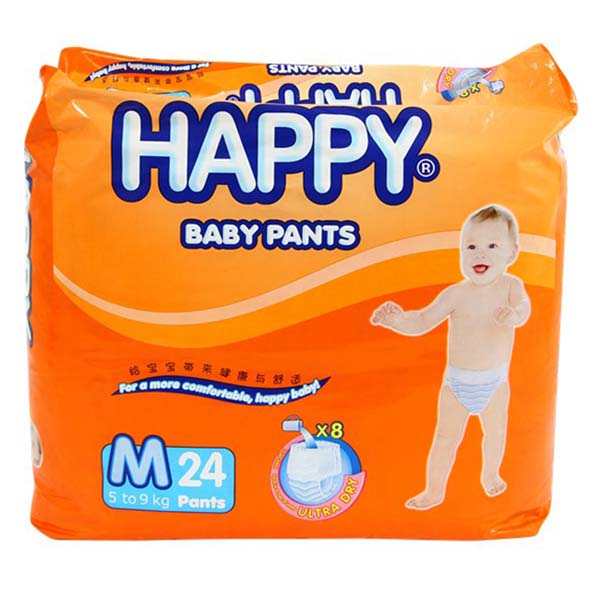Happy Baby Pants Medium 24Pcs