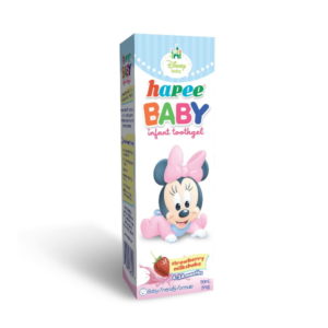 Hapee Baby Infant Toothgel Strawberry Milkshake 50Ml
