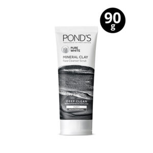Ponds Pure White Mineral Clay Face Cleanser Scrub 90G