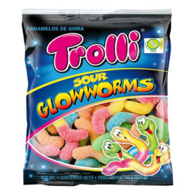 Trolli Sour Glowworms 100G