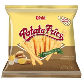 Oishi Potato Fries Plain Salt 50G