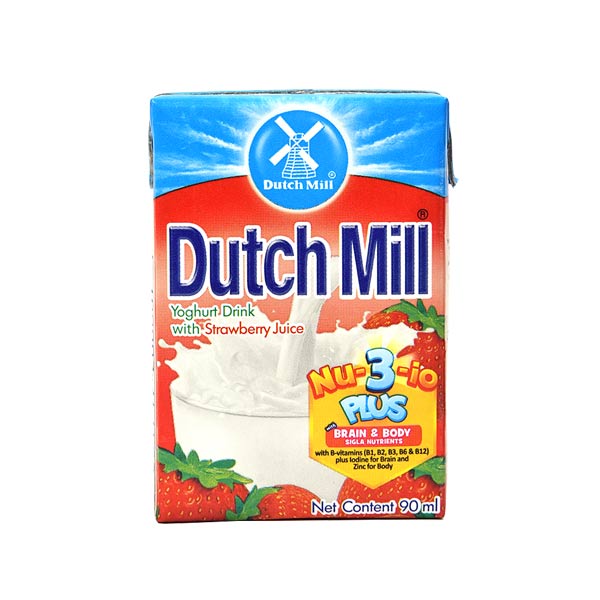 Dutchmill Yoghurt Strawberry 90Ml