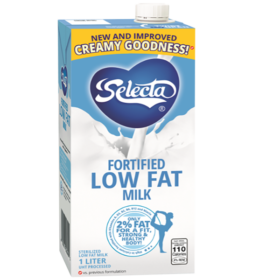 Selecta Fortified Low Fat Milk 1L