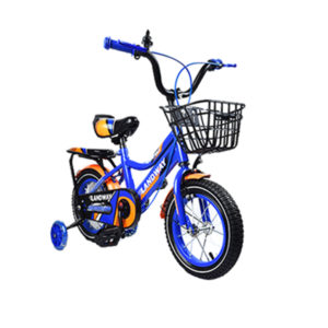 Landway Bmx Bike With Basket 16Inch  Blue And Orange Combination