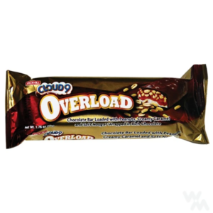 Cloud 9 Overload Chocolate Bar Loaded With Peanuts 50G