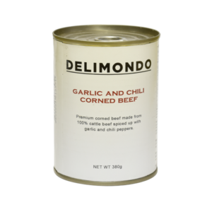 Delimondo Garlic And Chili Corned Beef 380G