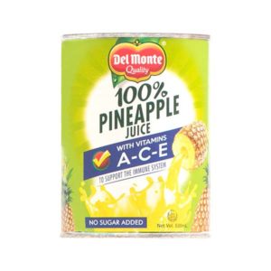 Del Monte 100% Pineapple Juice With Ace 560Ml