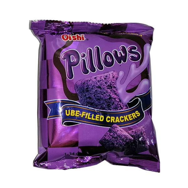 Oishi - Pillows Ube-Filled Crackers 5.29 OZ (BIG) – Sophia's Home Favorites