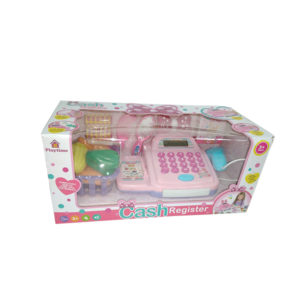 Playtime Cash Register  With Lights 2Pcs Aa Battery  Not Included
