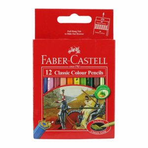 Faber-Castell Classic Colour Pencils 12 Short