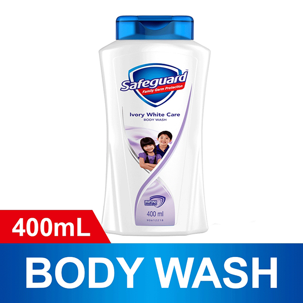 Safeguard Body Wash Ivory White Care 400Ml