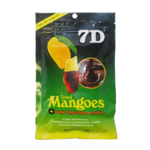 7D Dried Mangoes Dark Chocolate Enrobed 80G