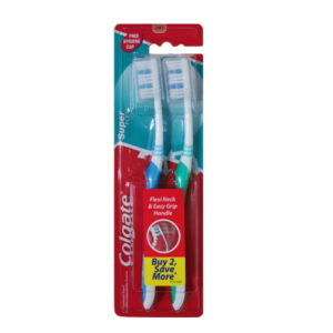 Colgate Super Flexi Black Twin Pack Toothbrush