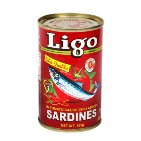 Ligo Easy Open Can Sardines In Tomato Sauce With Chili 155G