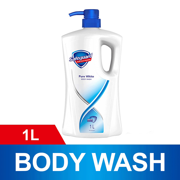 Safeguard Pure White Body Wash 1000Ml