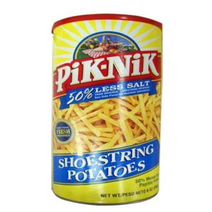S&W Piknik Shoe String 50% Less Salt 9Oz