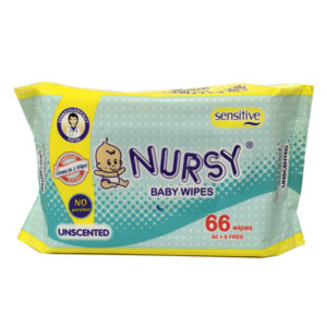 Nursy Baby Wipe Unscented 30Pcs