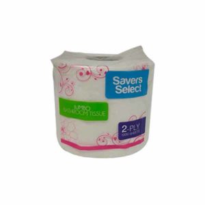Savers Select Bathroom Tissue 2 Ply 1000 Sheets Jumbo 1Pc