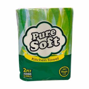 Puresoft Kitchen Towel Jumbo 2Ply 1Pc