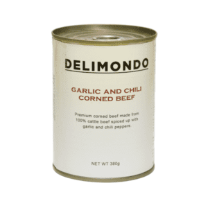 Delimondo Garlic And Chili Corned Beef 380G