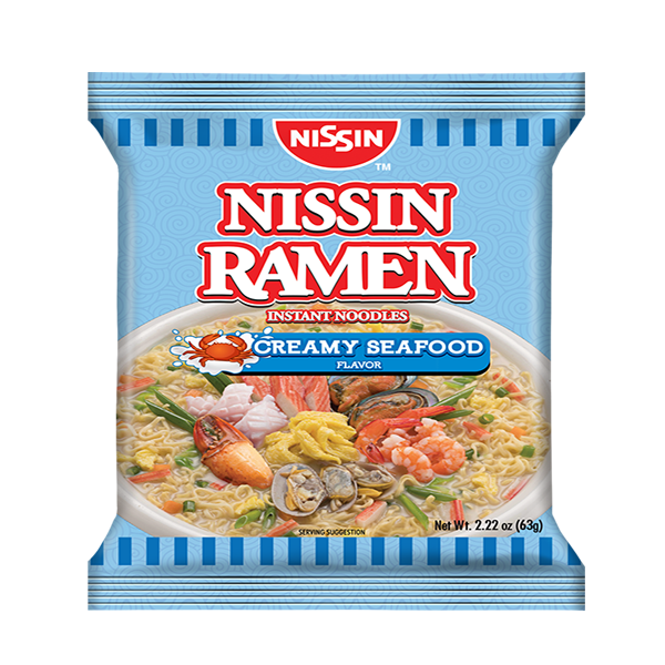 Nissin Ramen Instant Noodles Creamy Seafood 63G