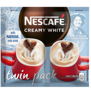 Nescafe Creamy White 3-In-1 Coffee Twin Pack 58g Pack Of 10