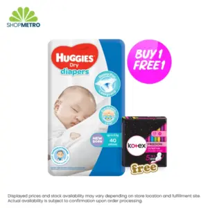 Buy 1 Huggies Dry Eco New Born 40's FreeKotex Freedom Air Ultra Thin 23cm