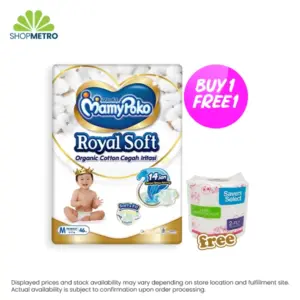 Buy 1 Mamypoko Royal Soft Tape M46 Free Savers Select Bathroom Tissue 2Ply 1000Sht Jumbo 1's
