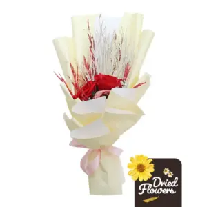 Neutral Tone Dried Flower Bouquet - Soft, Elegant & Versatile