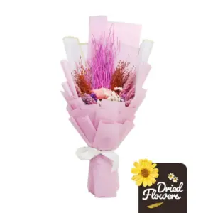 Chic Dried Flower Bouquet - Timeless, Eco-Friendly Blooms for Lasting Elegance
