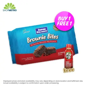 Buy 1 pack Super Delights Brownie Bites 14g Free  C2 Solo Green Tea Apple 230ml
