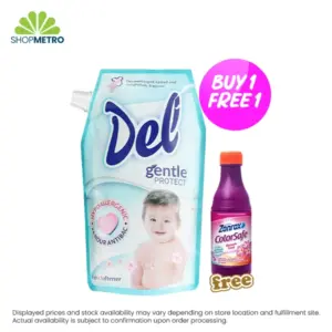Buy 1 Del Fabric Softener Gentle Protect Sup 1L Free Zonrox Bleach Colorsafe