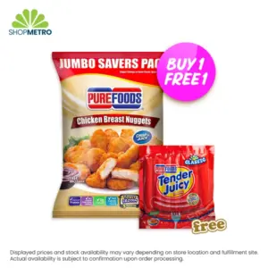 Buy 1 Purefoods Chicken Breast Nuggets 1kg Free Purefoods Tender Juicy Hotdog Regular 230g