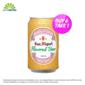 Buy 6 Take 1 San Miguel Lychee Flavor Can 330ml