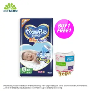 Buy 1 Mamypoko Pants Day And Night Free Savers Select Bathroom Tissue 2Ply 1000Sht Jumbo 1's