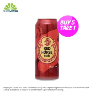 Buy 5 Take 1 Red Horse Beer Extra Strong Can 500ml