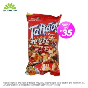 Buy 5 Tattoos Corn Chips Spicy Pizza 58g