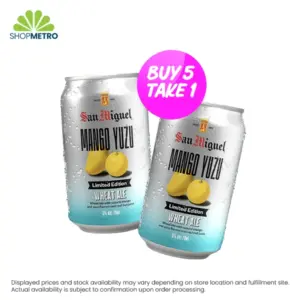 Buy 5 Take 1 San Miguel Mango Yuzo Can 330ml