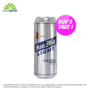Buy 5 Take 1 San Mig Light Can 500ml