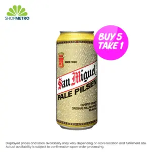 Buy 5 Take 1 San Miguel Pale Pilsin Can 500ml