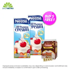 Buy 5pcs Nestle All Purpose Cream 250ml Free Graham Handy Pack 200g