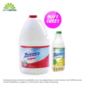 Buy 1 Zonrox Bleach Original 1Gal Free Zonrox Lemon Scent 500ml