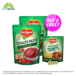 Buy 2 Del Monte Tomato Paste Sup Royce 150g Free Del Monte Pinapple Tidbits Budget Pack 115g