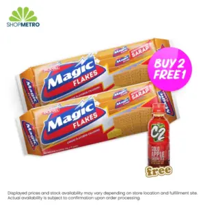 Buy 2 Magic Flakes Cheese 28g Free C2 Solo Green Tea Apple 230ml