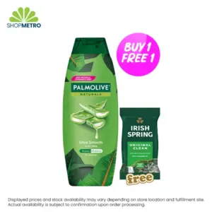 Buy 1 Palmolive Shampoo Ultra Smooth Green 180ml Free Irish Spring Original Clean 55g