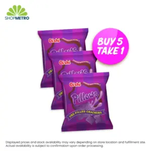 Buy 5 Oishi Pillows Ube Crackers 38g