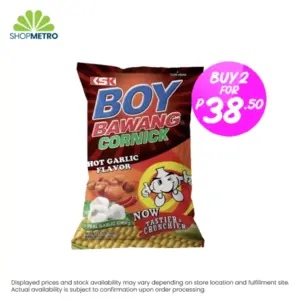 Buy 2 Boy Bawang Hot Garlic 90g