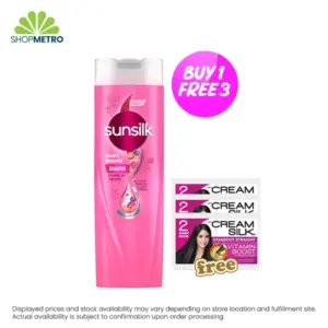 Buy 1 Sunsilk Shampoo Smooth & Manageable 180ml Free Cream Silk Ro Ultreborn Straight 22ml