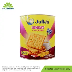 Julies Wheat Cracker Tins 600g