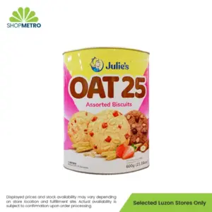 Julies Out 25 Assorted Tins 600g